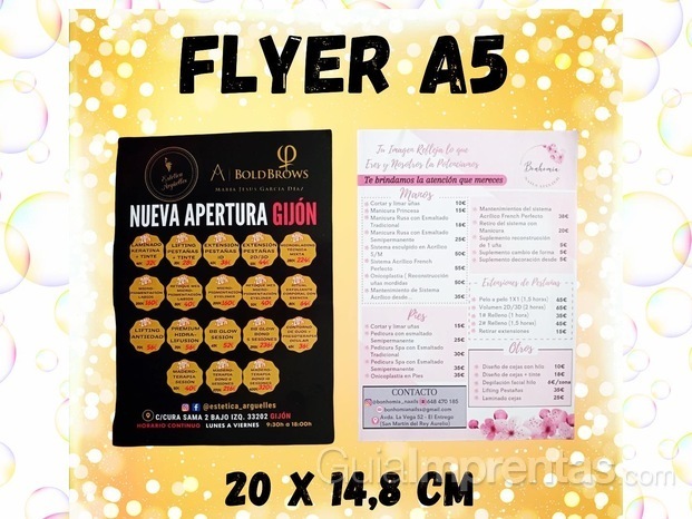 2500 Flyer A5 48€ + iva 